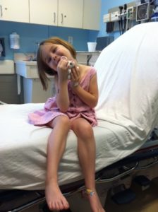Clio in the ER, shortly before I got the news. This photo haunts me.